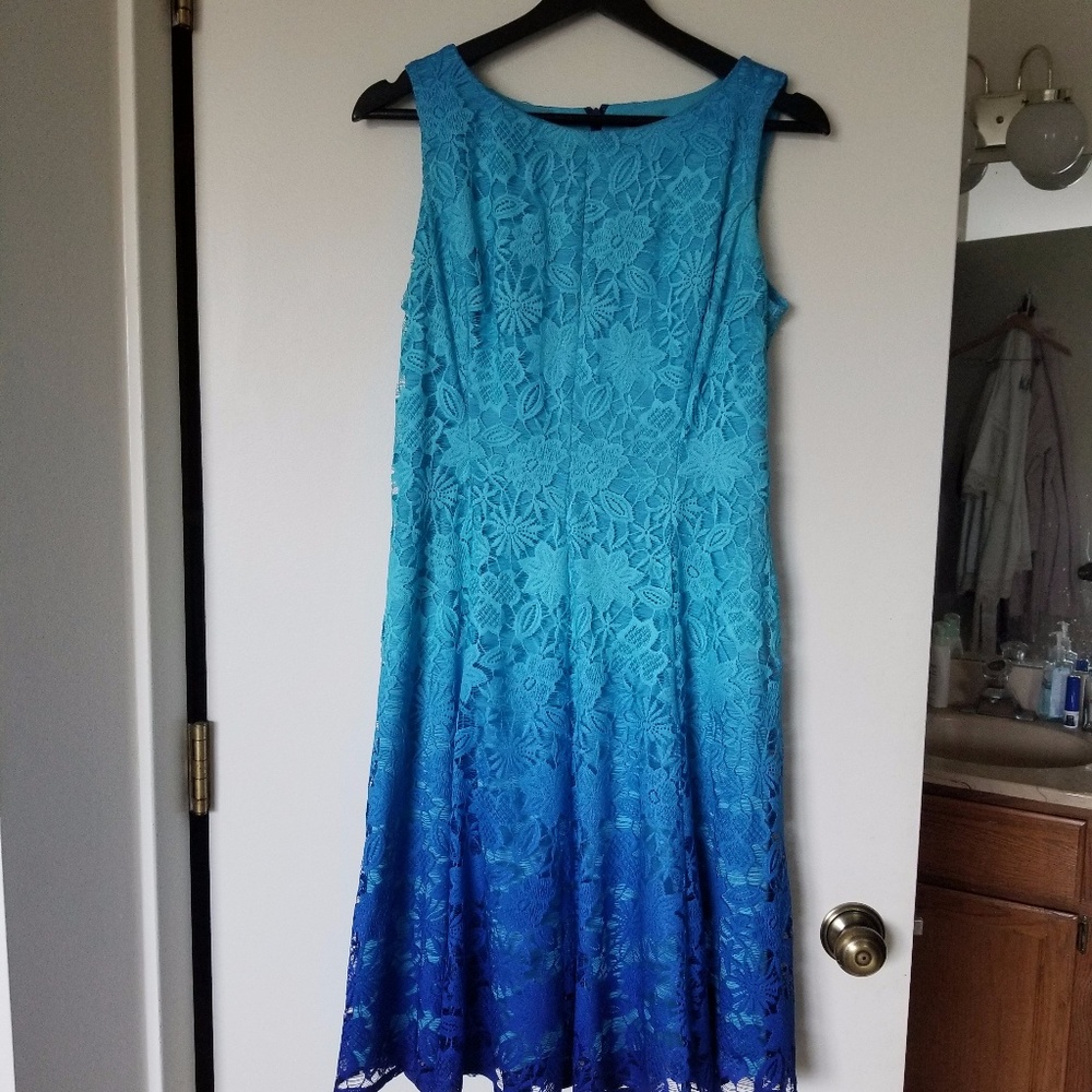 New York & Company Ombre Lace Dress - Picture 1 of 5